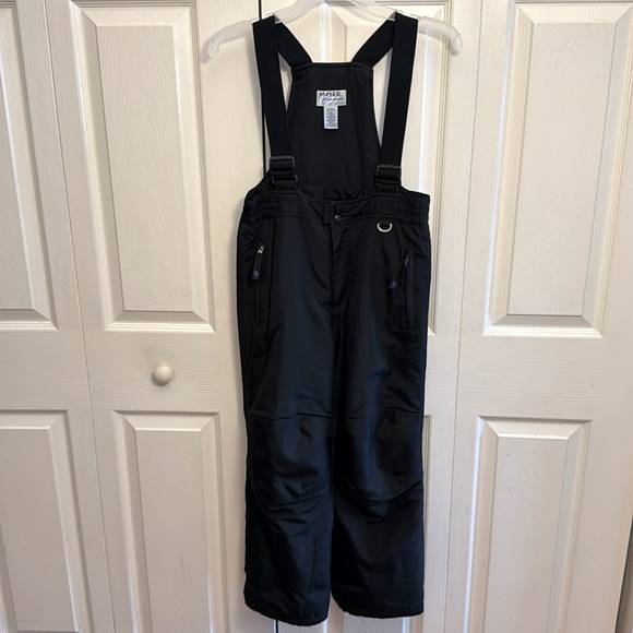 Slalom Black Ski Snowboard Snow Bib Overalls - Picture 14 of 15